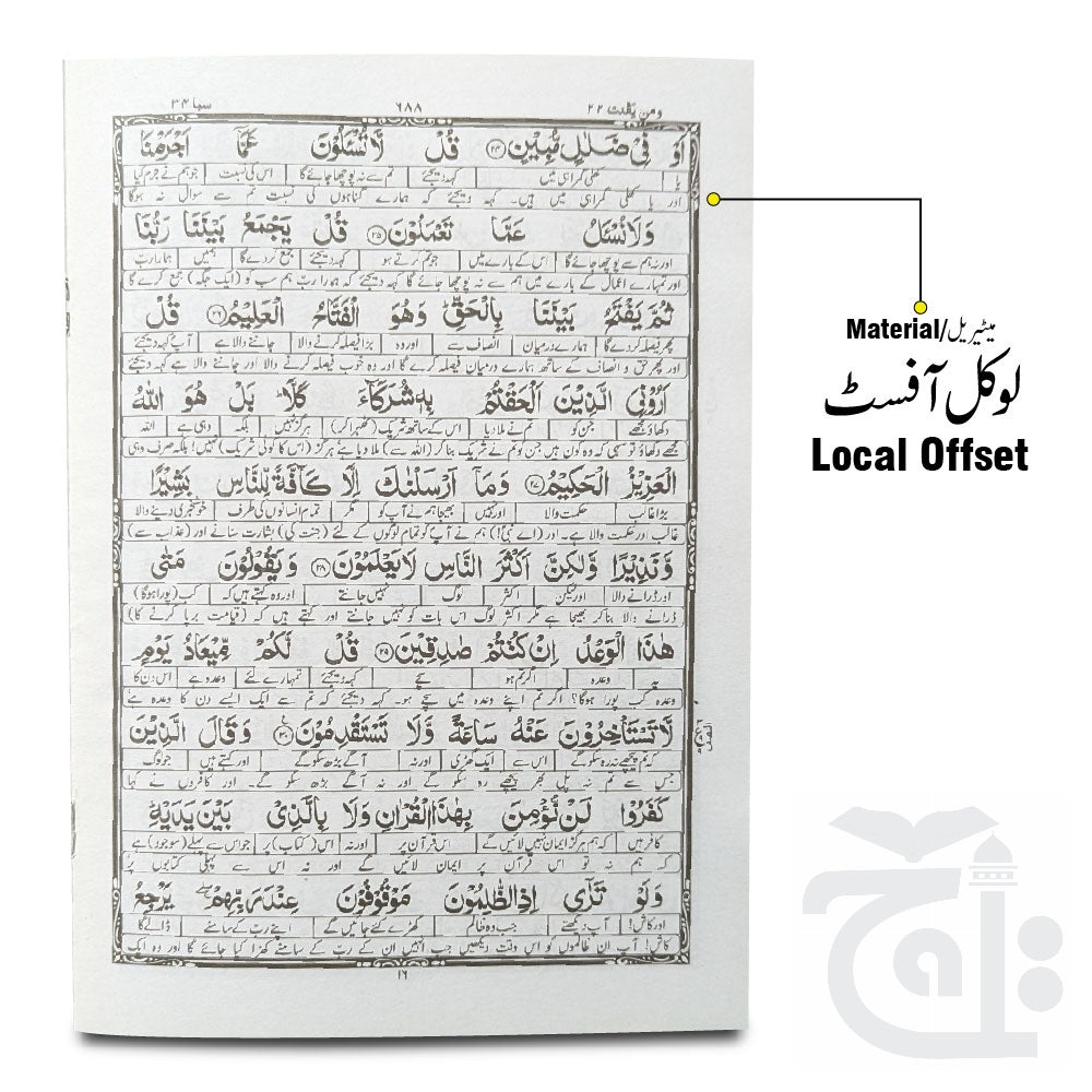 Inner Image Taleem Ul Quran Para 22 TQ22