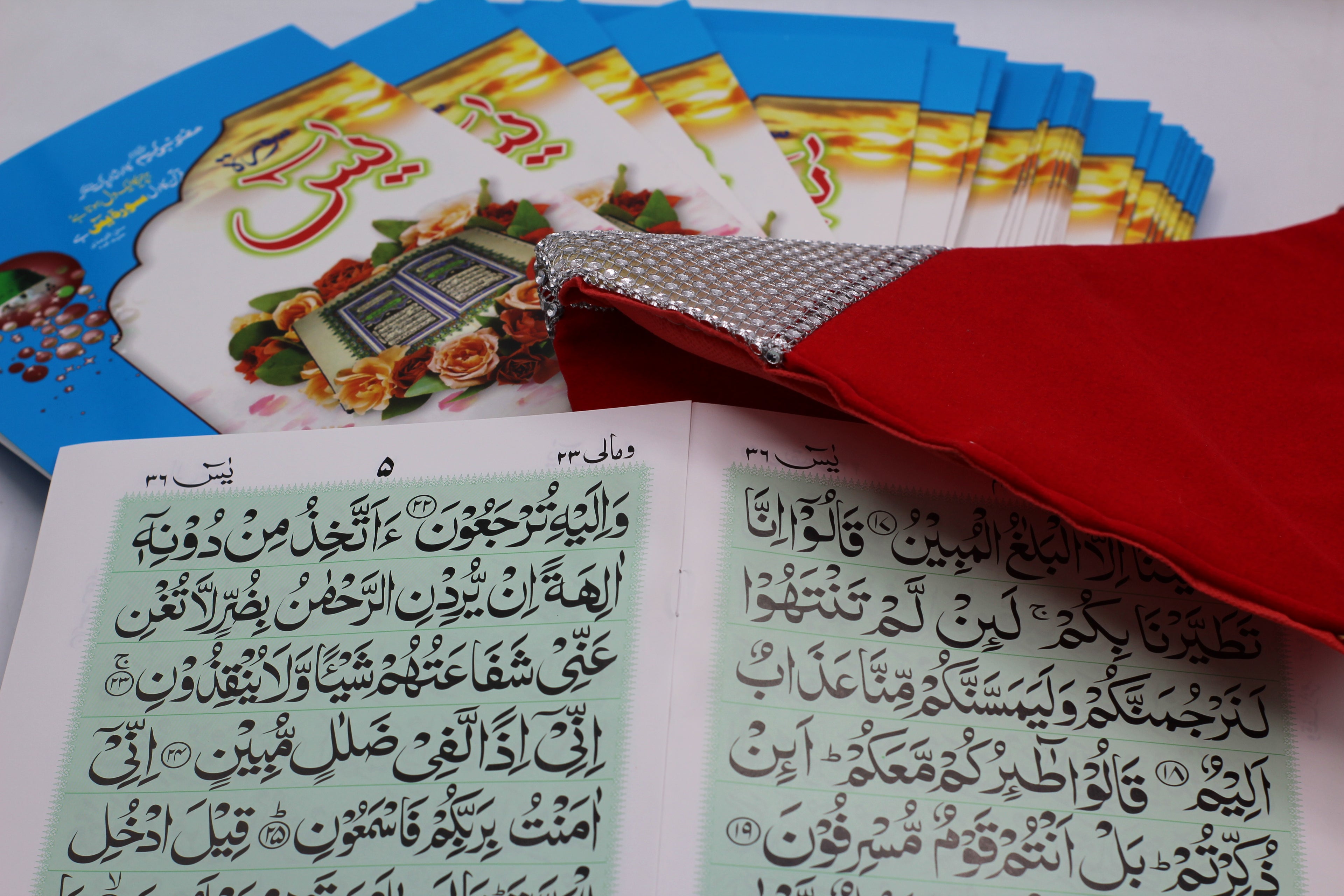 Set of 41 Surah Yaseen with Velvet Juzdan