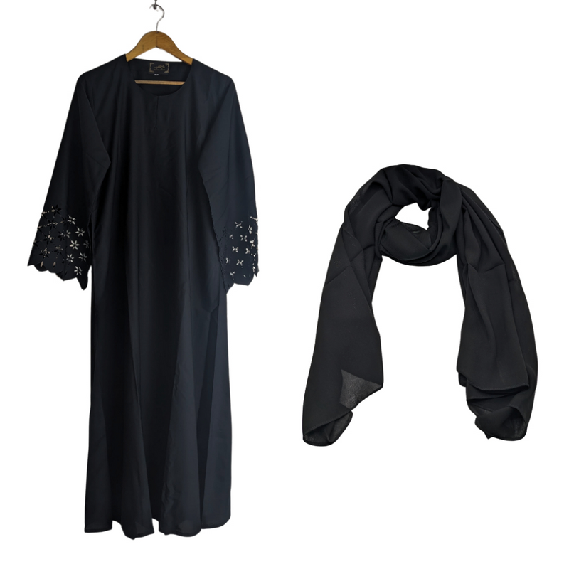 Abaya for Girls Black (Size 52) Zarnish Zarnish-52black