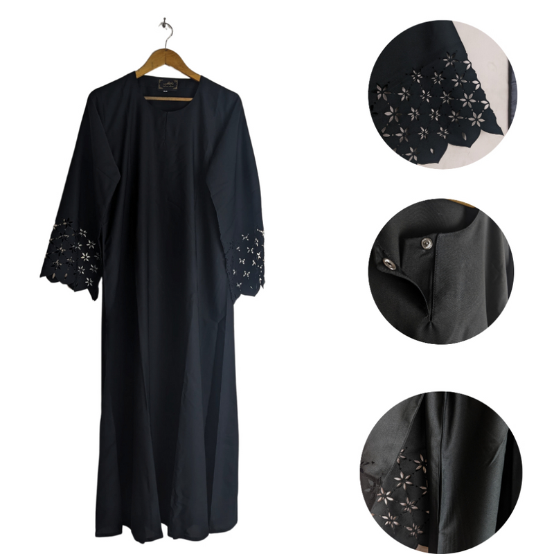 Abaya for Girls Black (Size 56) Zarnish Zarnish-56black